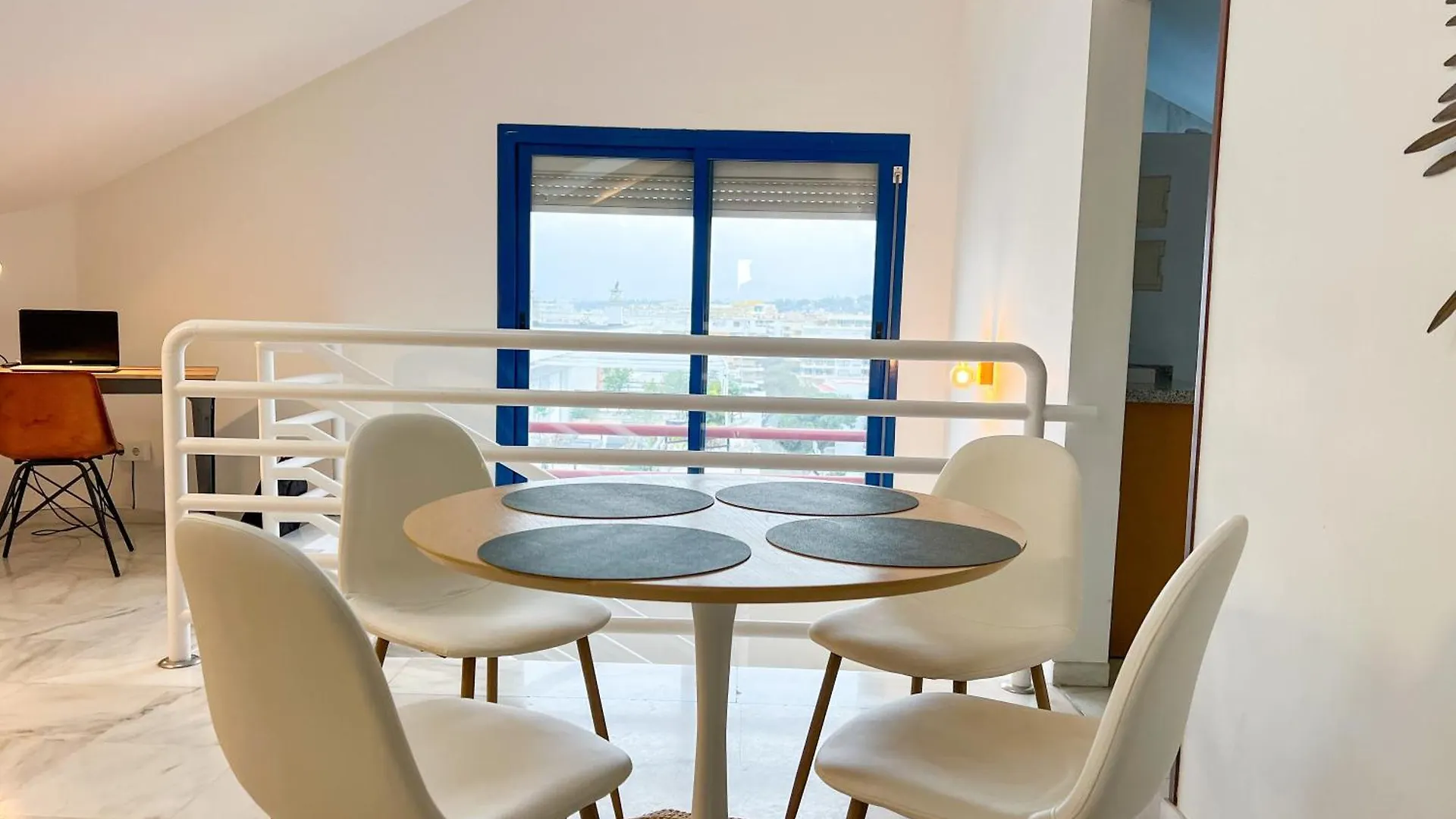 Blue Glass Penthouse In Marbella City Center