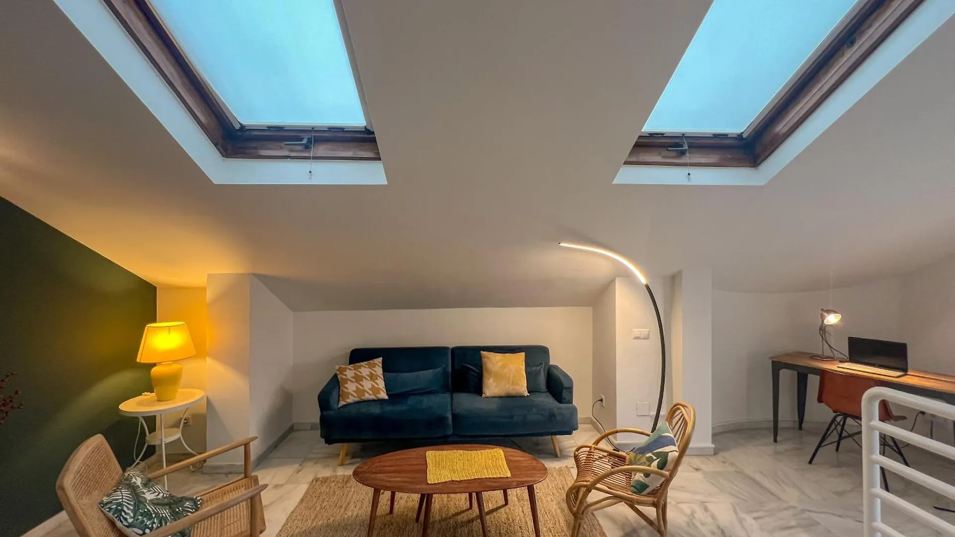 Blue Glass Penthouse In Marbella City Center