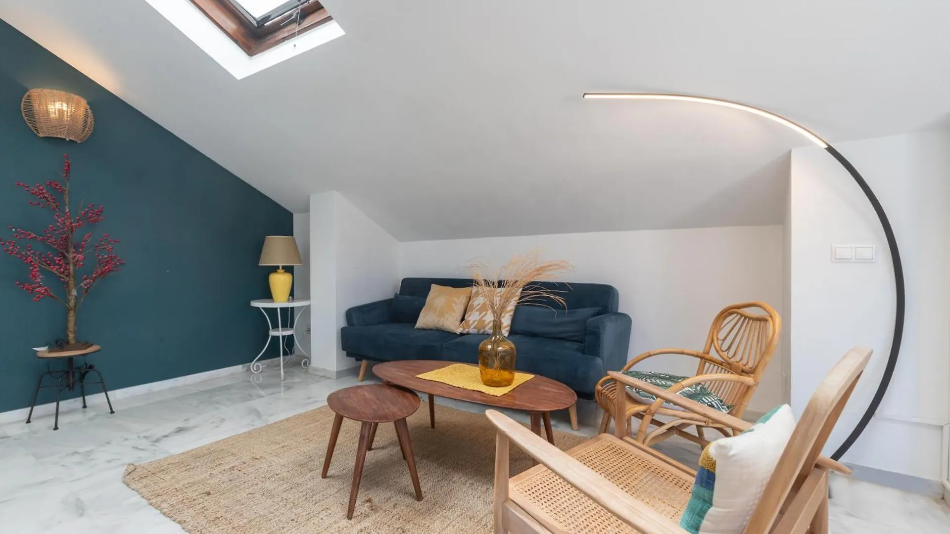 Blue Glass Penthouse In Marbella City Center